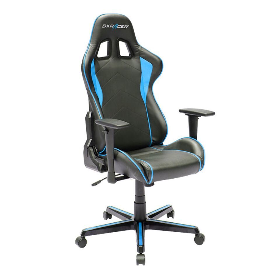 DXRacer Formula Series FH08 Gaming Chair (Black and Blue) for image
