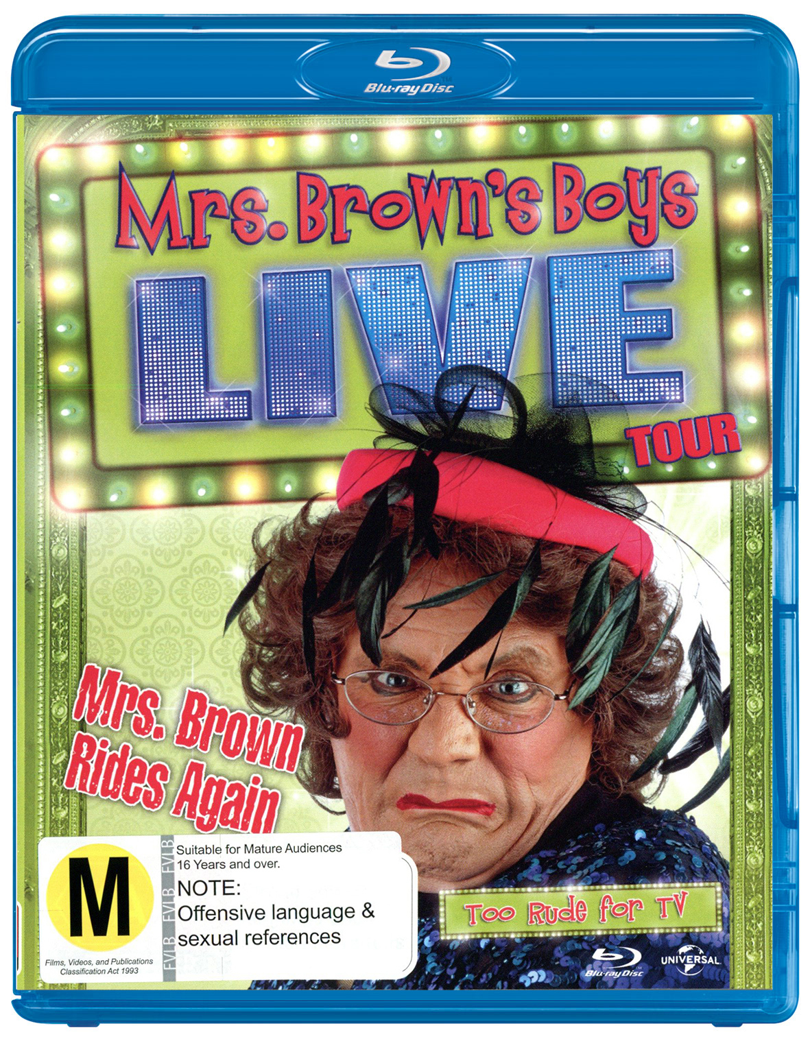 Mrs Browns' Boys Live: Mrs Brown Rides Again on Blu-ray