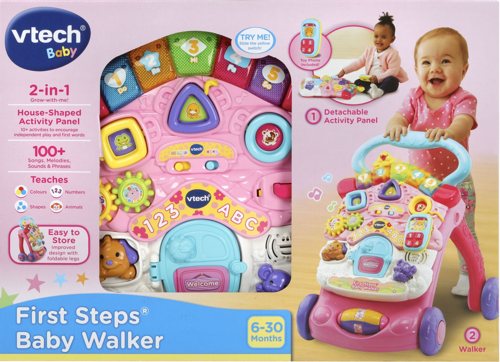Vtech: First Steps - Baby Walker (Pink) image