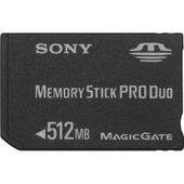 Sony Memory Stick PRO DUO 512MB MSXM512S Sony Memory Stick PRO DUO 512MB MSXM512S