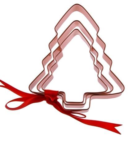 Tree Cookie Cutters - Copper Plated (Set Of 3) image
