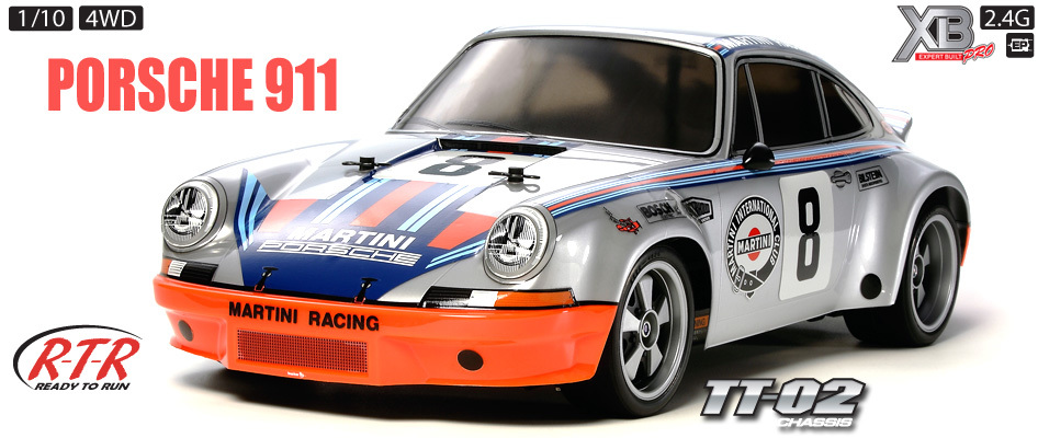 Tamiya 1:10 RTR Porsche Carrera RSR - TT02 Car image