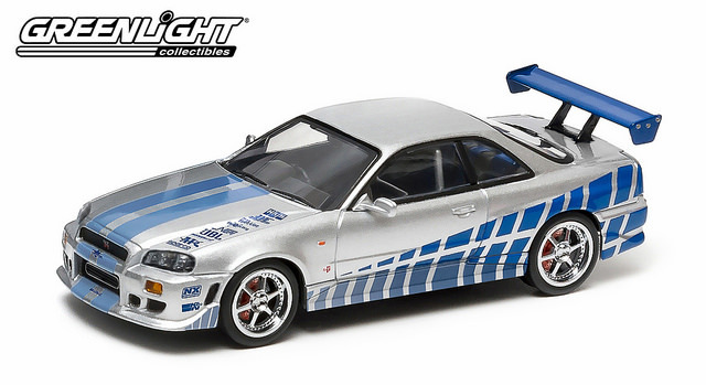 1/43: 1999 Nissan Skyline GT-R (Brians) - 2 Fast 2 Furious - Diecast Model