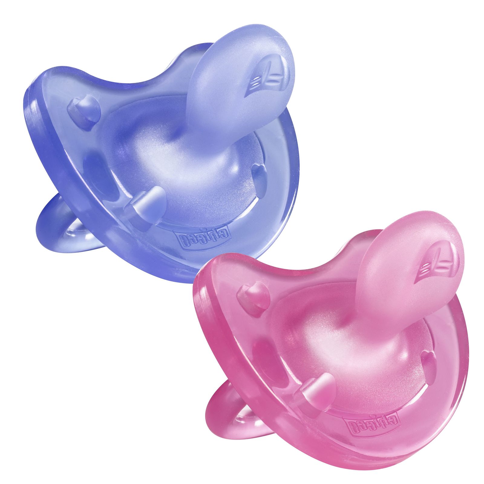 Chicco: Physio Soft Soother - 6-12m 2 Pack (Girl) image