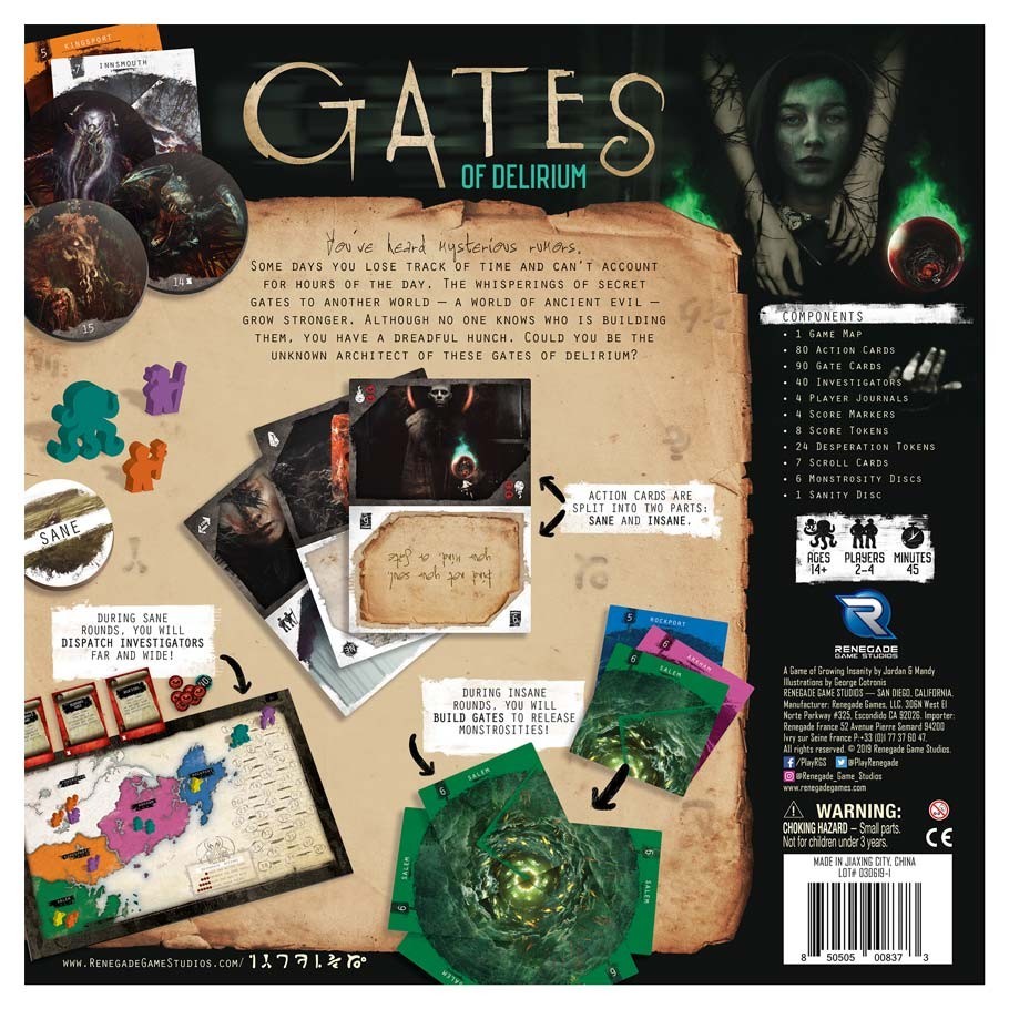 Gates of Delirium (Board Game)