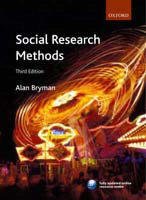 Social Research Methods on Paperback by Alan Bryman