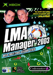 LMA Manager 2003 for Xbox LMA Manager 2003 for Xbox