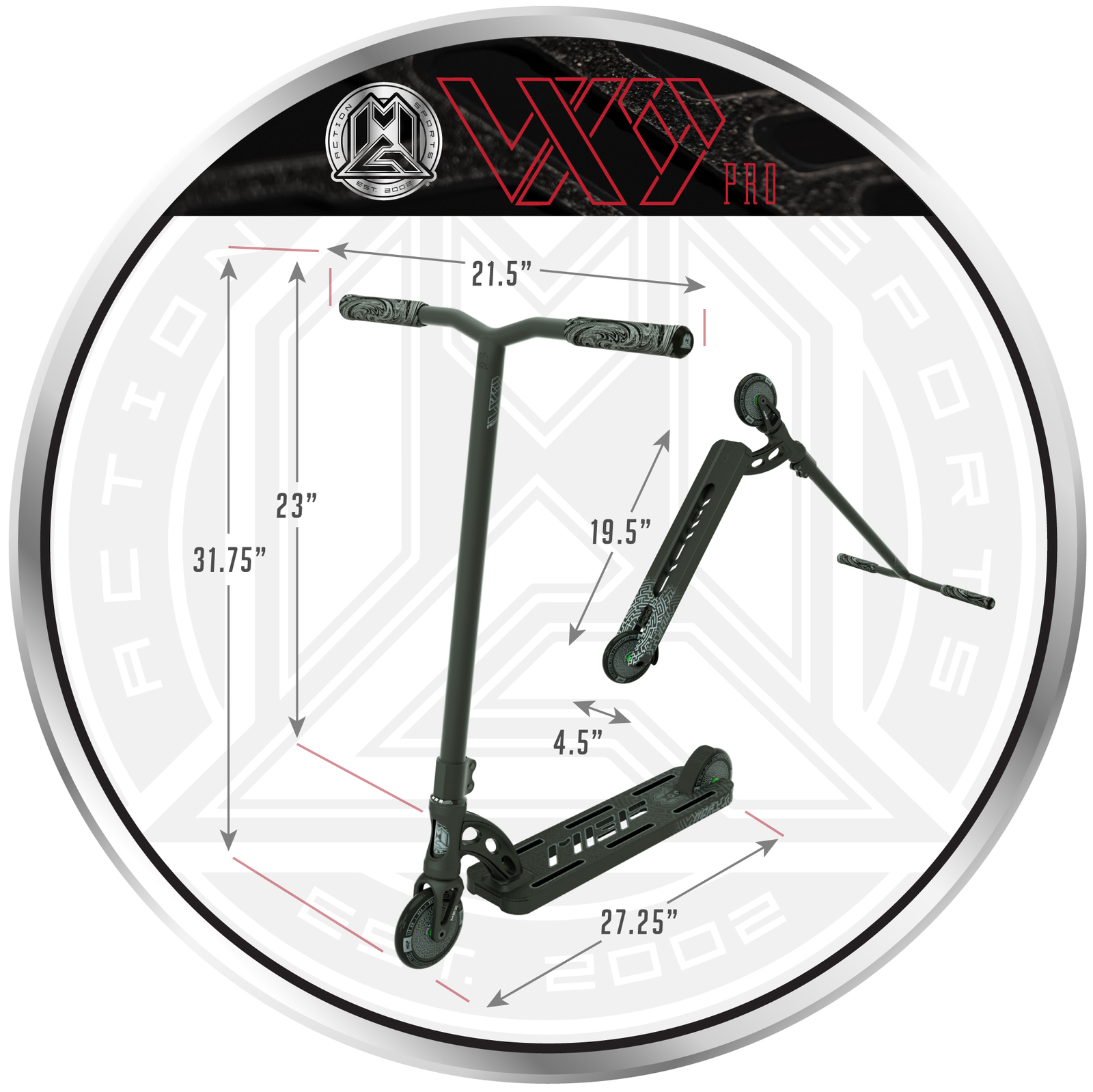 MADD Gear: VX9 Pro Scooter - Black image