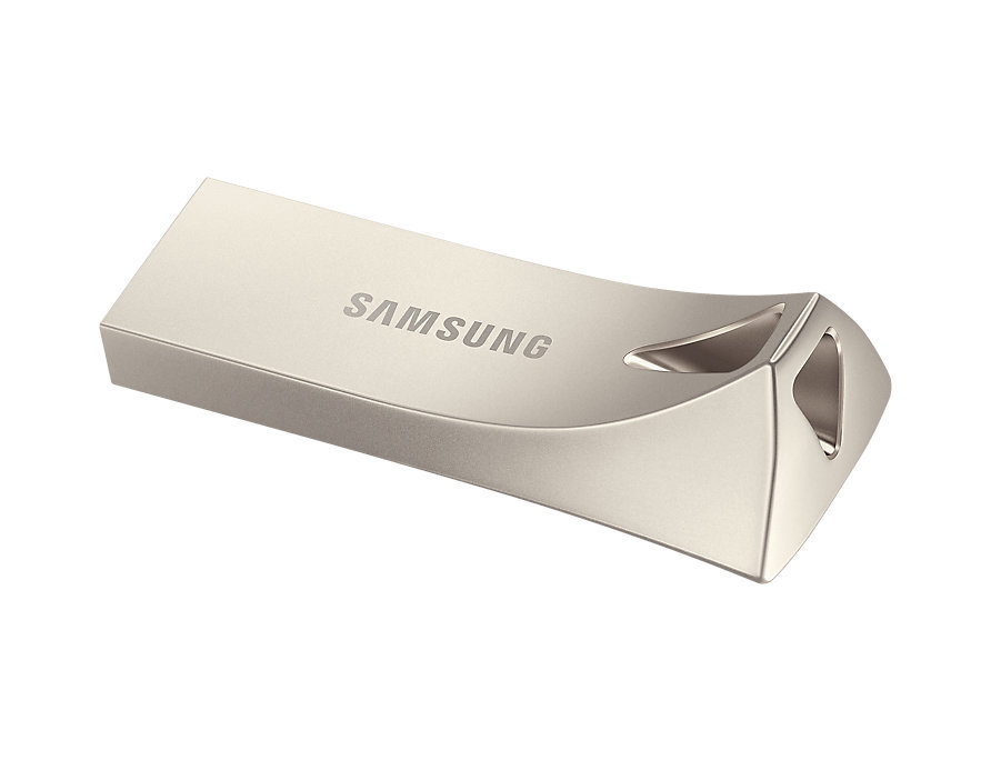 Samsung USB Flash Drive BAR Plus - 64 GB - USB 3.1 Type A - Silver