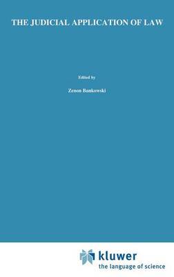 The Judicial Application of Law by Jerzy Wroblewski image