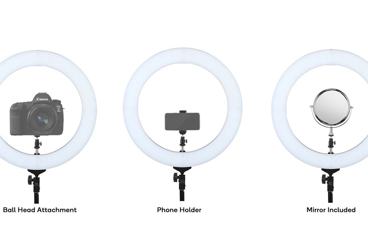 Kogan: 19" LED Ring Light