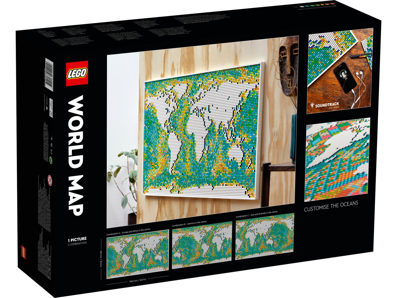 LEGO: Art - World Map image