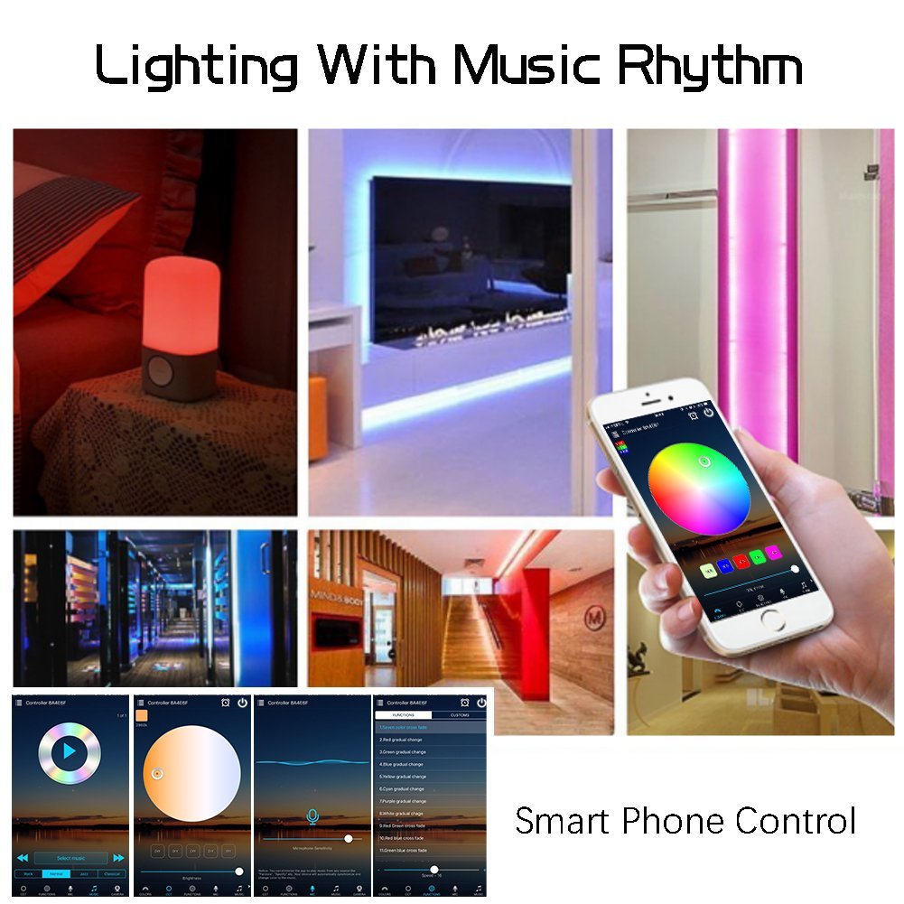 WiFi Wireless Smart Phone Controlled Light Strip - 5 Meters image