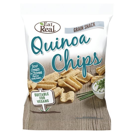 Eat Real Quinoa Chips Sour Cream & Chives (80g) at Mighty Ape NZ