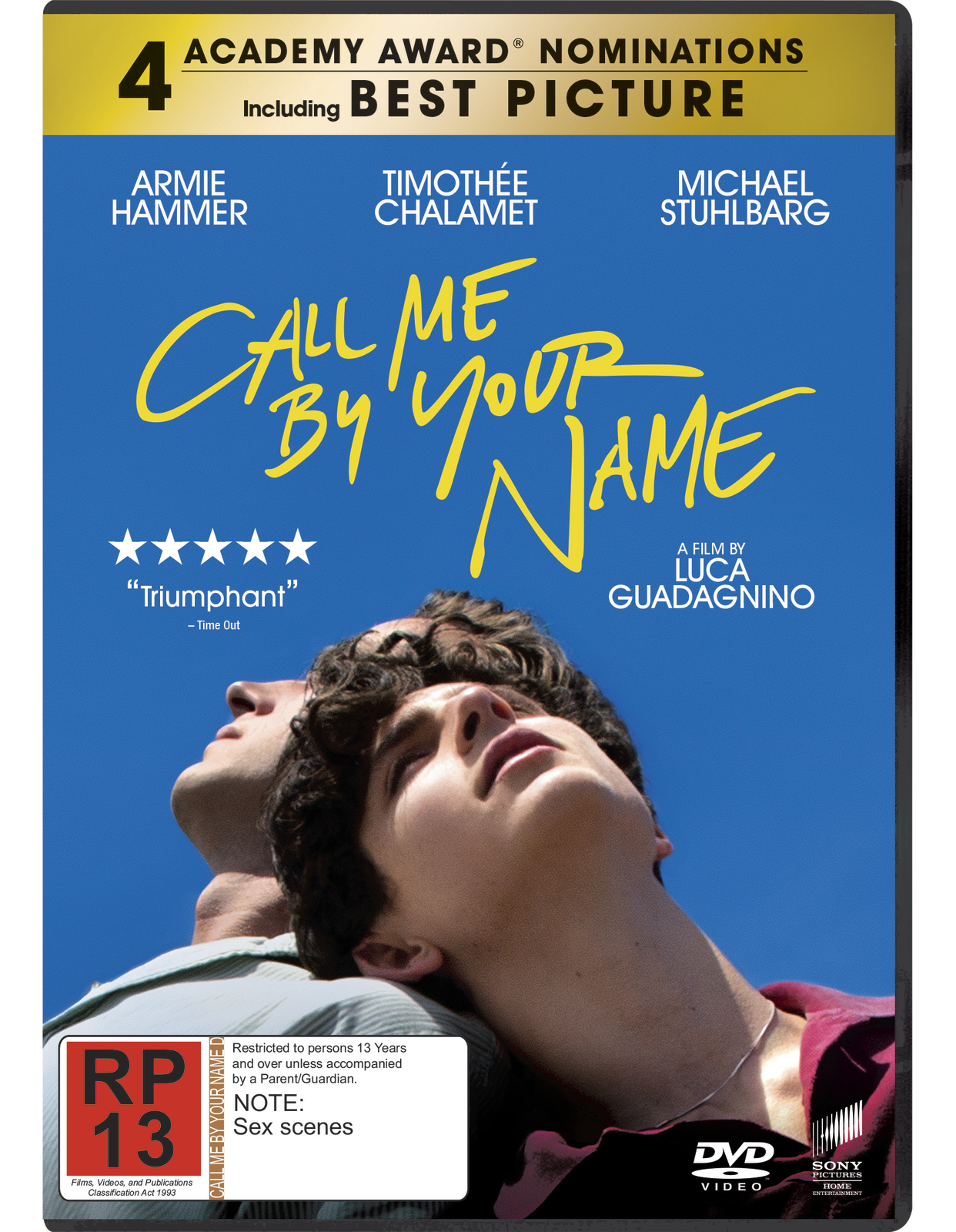 Call Me By Your Name on DVD image