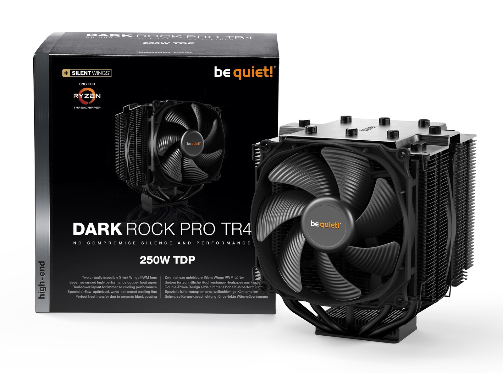 be quiet! Dark Rock Pro TR4 CPU Cooler at Mighty Ape NZ