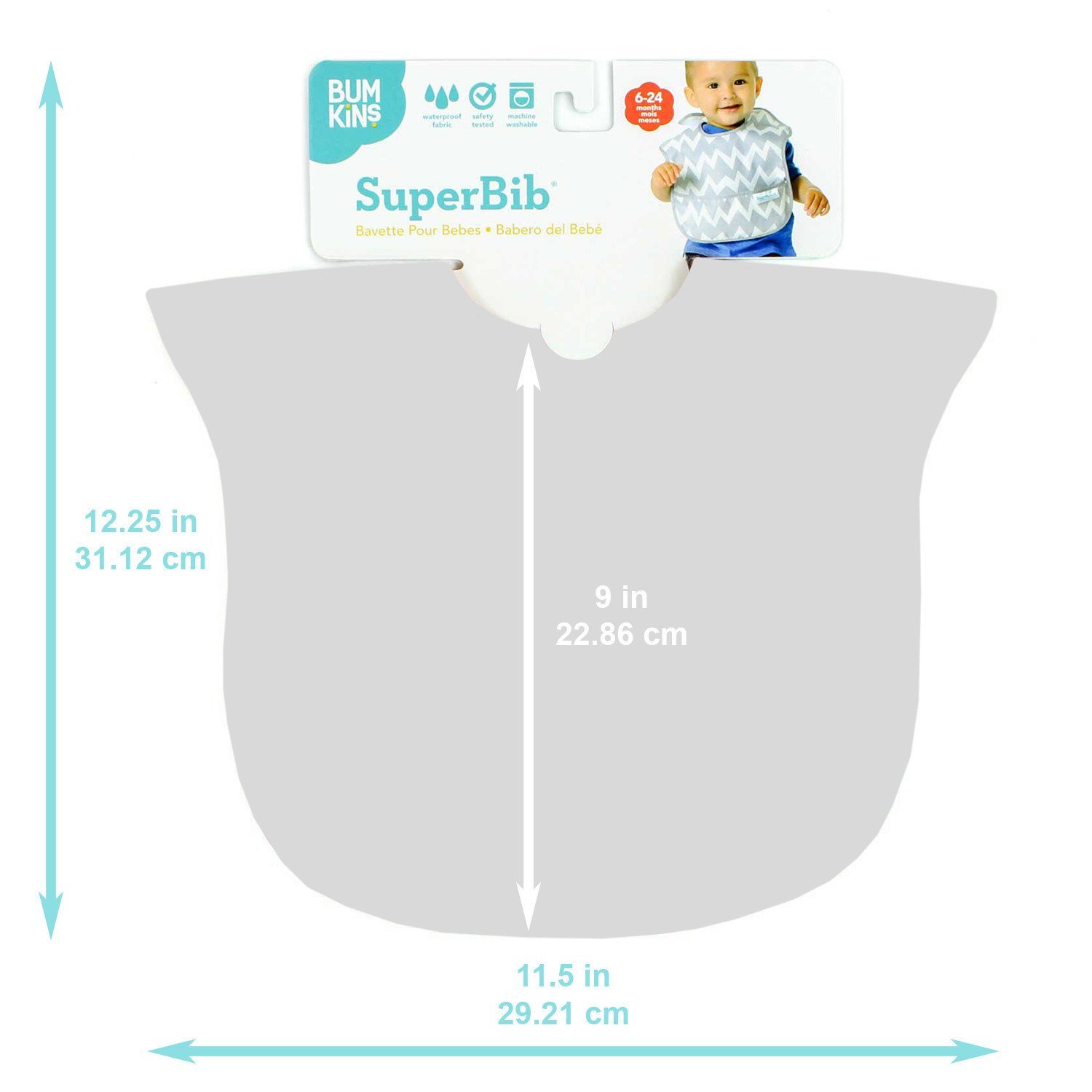 Bumkins: Waterproof SuperBib - Feathers image