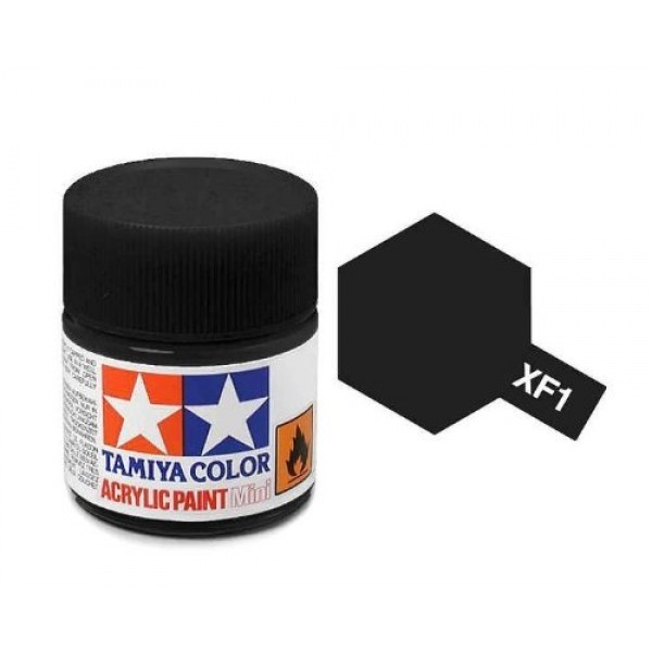 Tamiya Acrylic: Flat Black (XF1) image