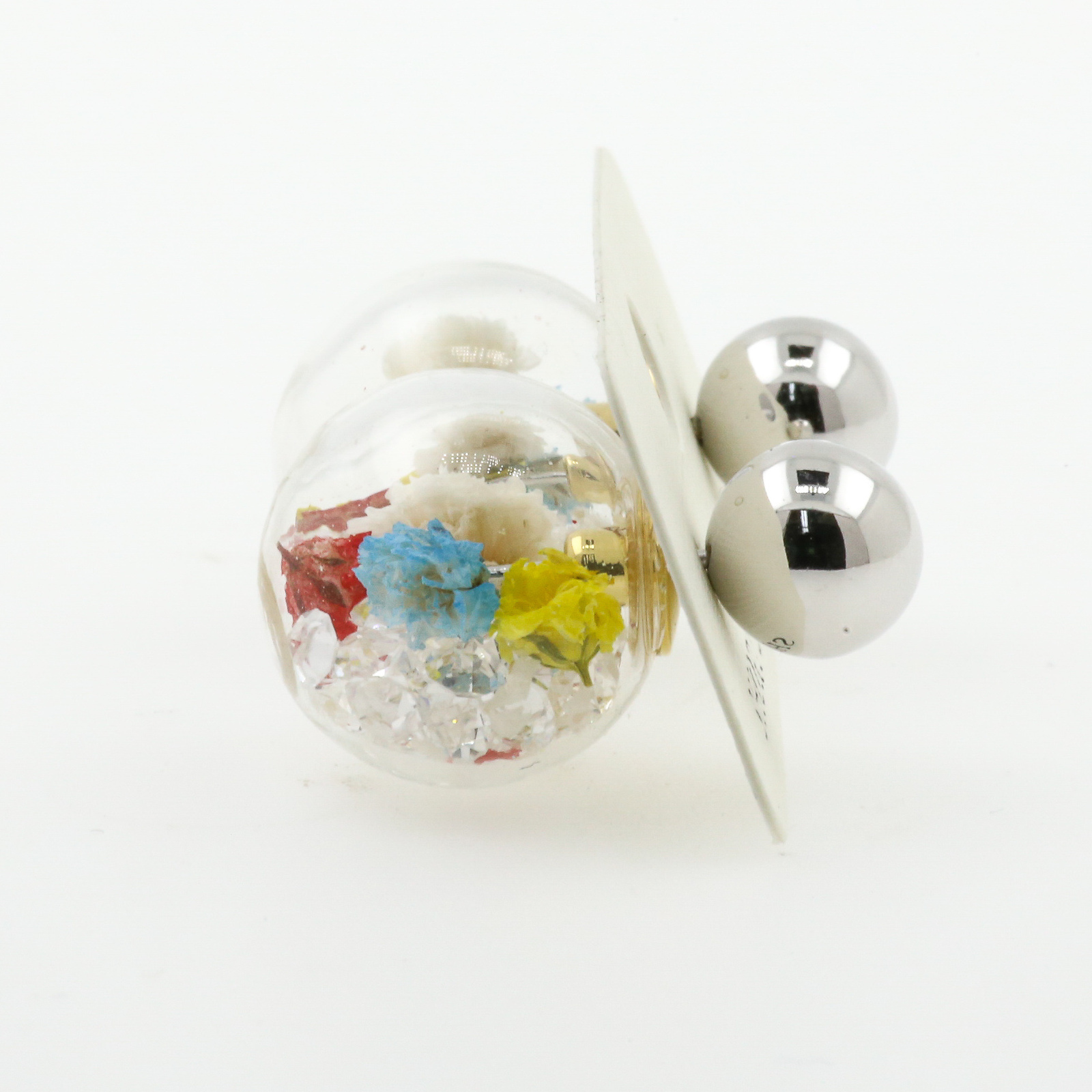 Short Story: Fantasy Bubble Earrings - Flower Multi