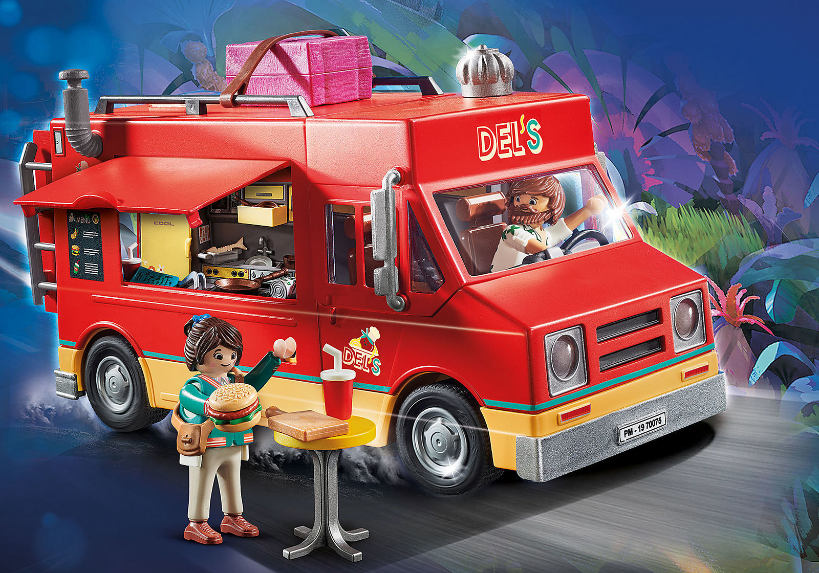 Playmobil: The Movie - Del‘s Food Truck (70075) image