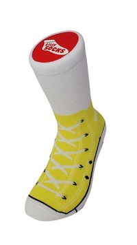 Silly Socks - Yellow Sneakers