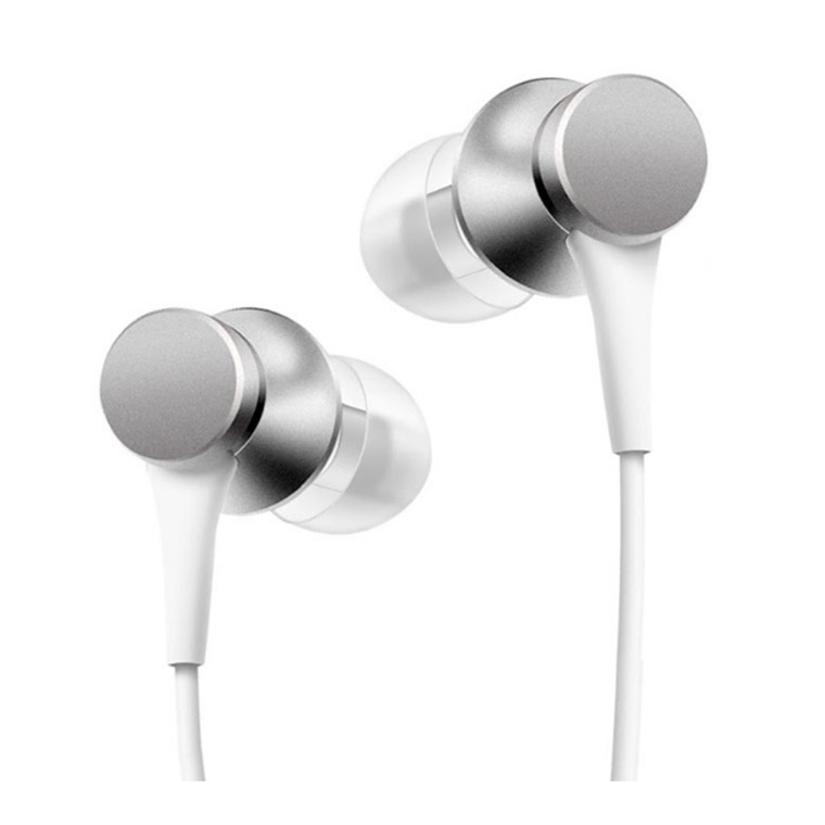 Xiaomi Mi Basic In-Ear Headphones w/ Wire Control - Silver | at Mighty ...