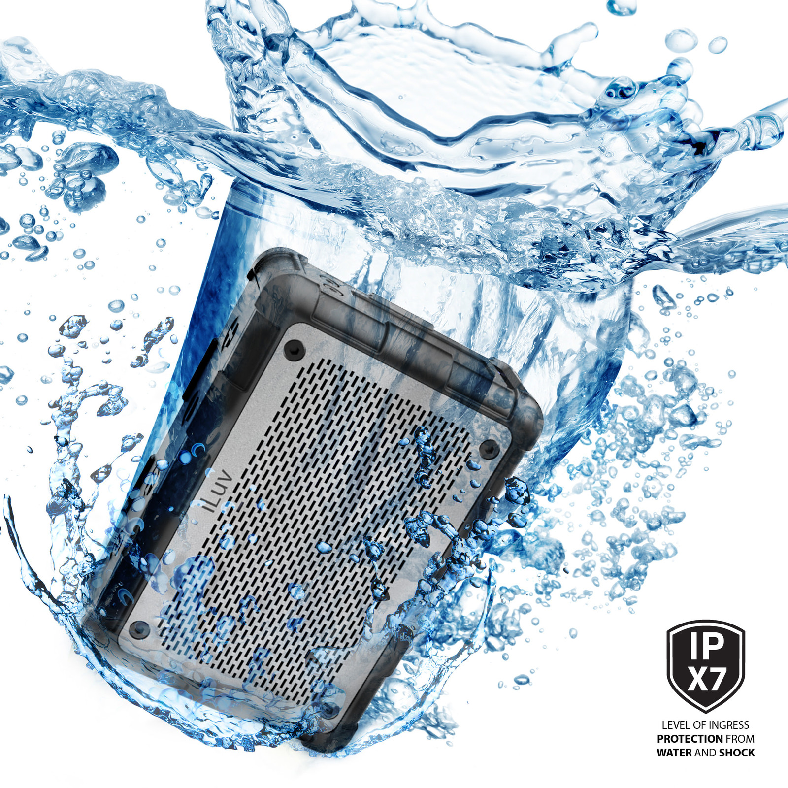 iLuv: Impact Level 2 - Waterproof Bluetooth Speaker image