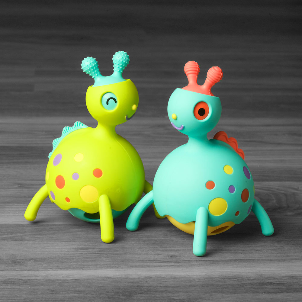 Fat Brain Toys: Rollobie - Baby Toy (Blue) image