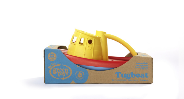 Green Toys Tugboat (Assorted)