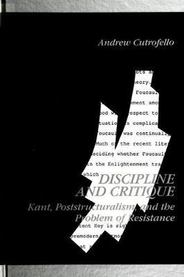 Discipline and Critique by Andrew Cutrofello image