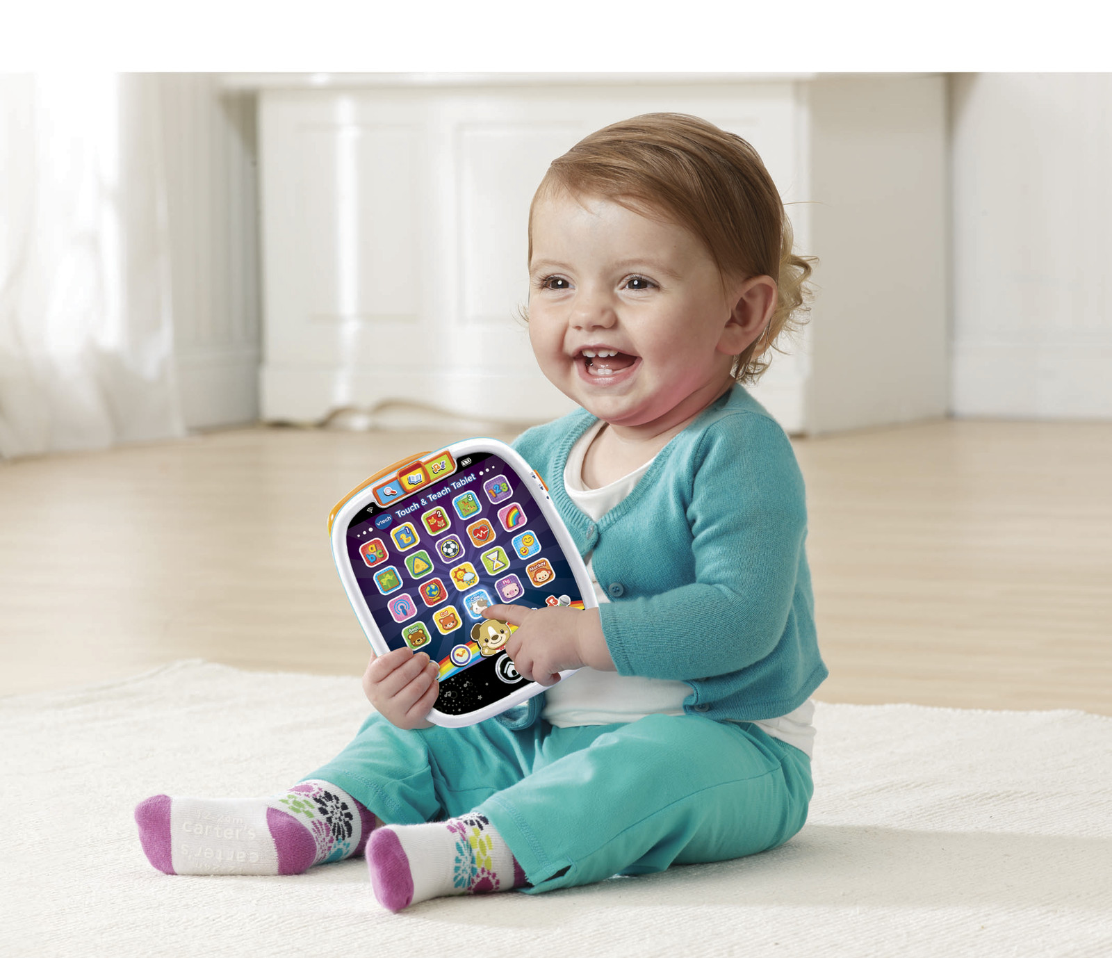Vtech: Touch & Teach Tablet - Blue image