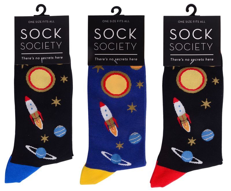 Sock Society Space Assorted Colours at Mighty Ape NZ