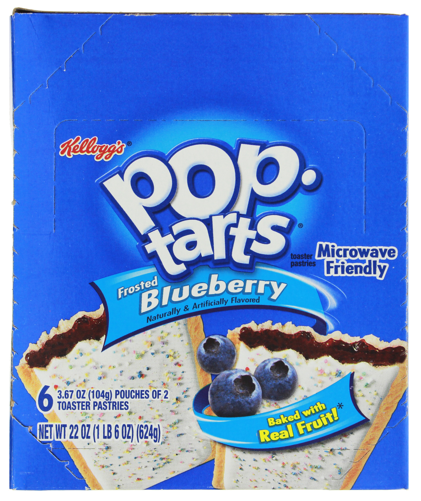 Kellogg's Pop Tarts Frosted Blueberry (12 Pack)