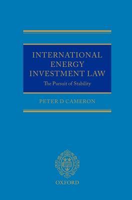 International Energy Investment Law by Peter Cameron image