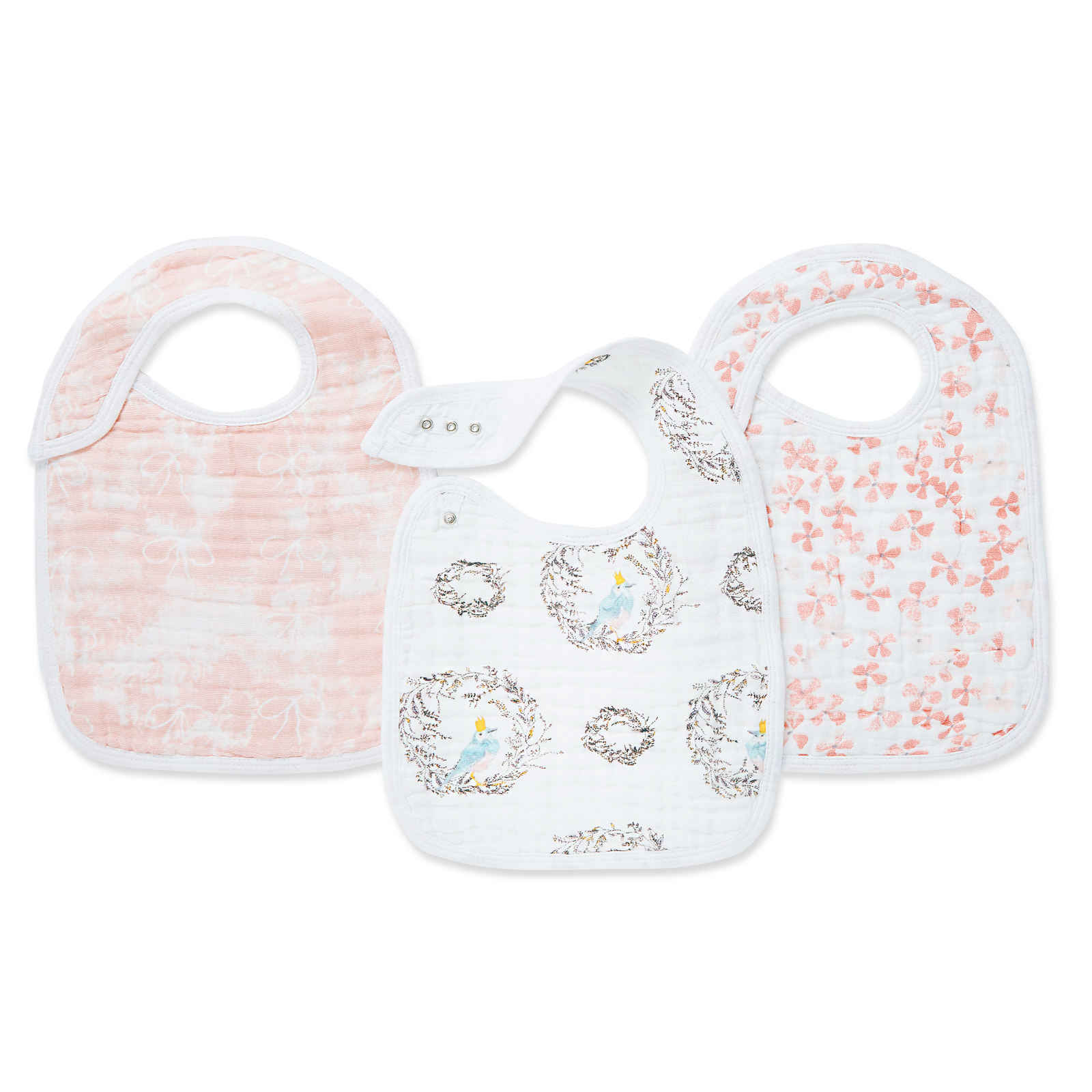 Aden + Anais: Classic Snap Bib - Birdsong (3 Pack) image