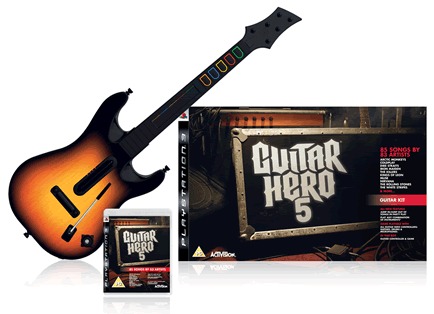 Guitar Hero 5 Guitar Bundle (Game + Guitar) for PS3 image