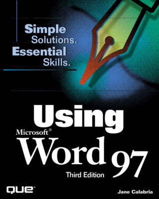 Using Microsoft Word 97 by Joshua C. Nossiter image