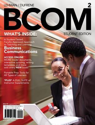 Bcom Plus (with Review Cards and WWW.Bcom4me.com Printed Access Card) by Carol M Lehman image