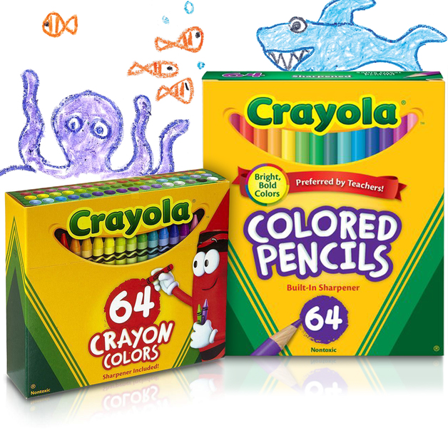 Buy Crayola Coloured Pencils & Crayons Value Pack at Mighty Ape NZ