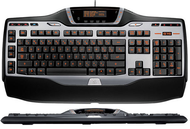 Logitech G15 Keyboard, Illuminated Keys, 6 Programmable Keys, LCD for image