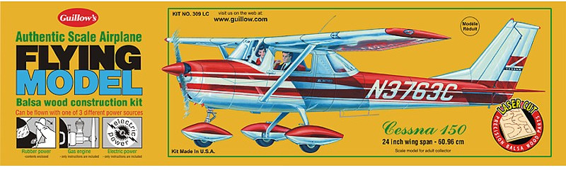 Cessna 150 1:16 Balsa Model Kit image