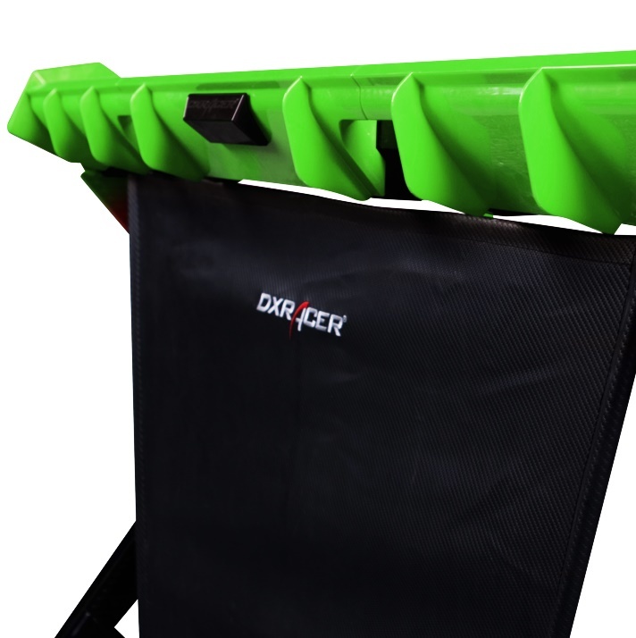 DXRacer Gaming Desk (Black & Green) for image