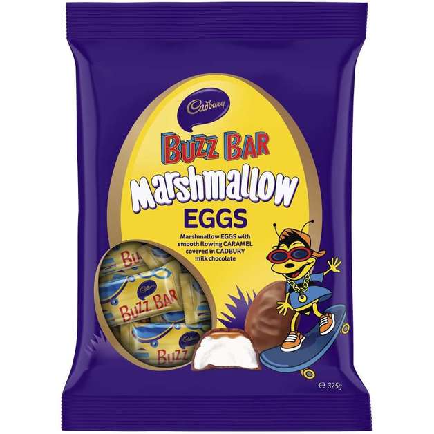 Cadbury Buzz Bar Marshmallow Eggs Sharepack (325g) at Mighty Ape NZ