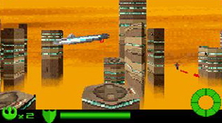 Star Wars: Flight of the Falcon on GBA