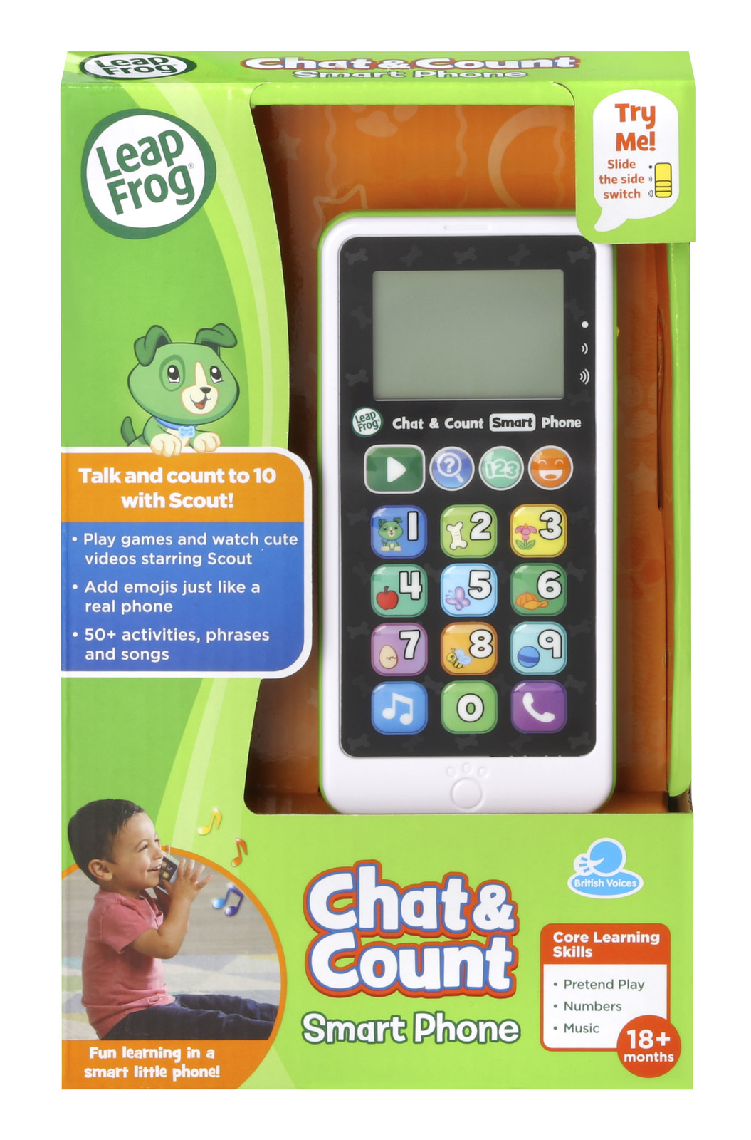 Leapfrog: Chat & Count Smart Phone - Green