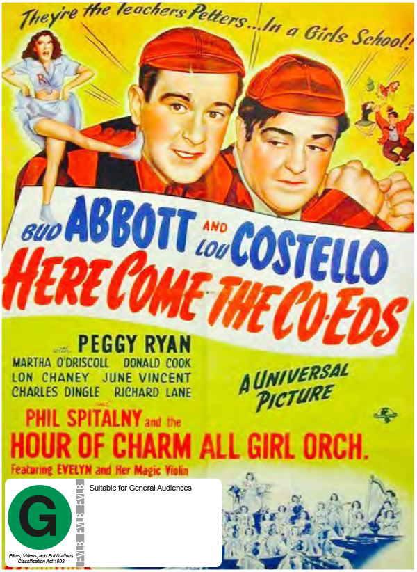 Here Come The Co-Eds on DVD image