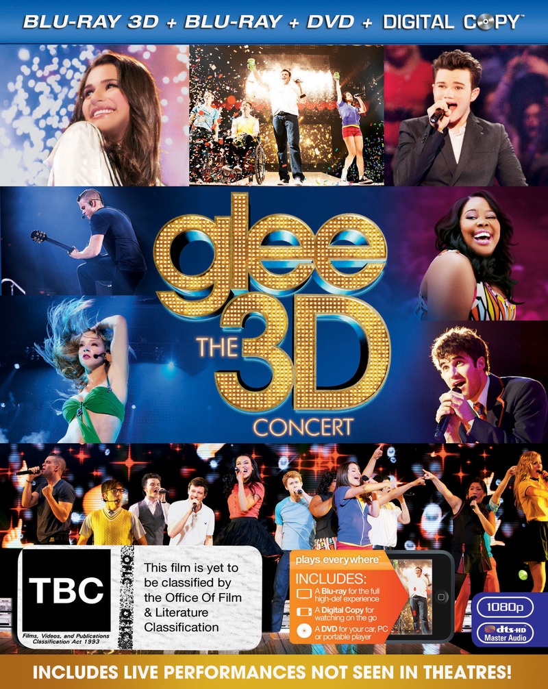 Glee - The 3D Concert on Blu-ray, 3D Blu-ray