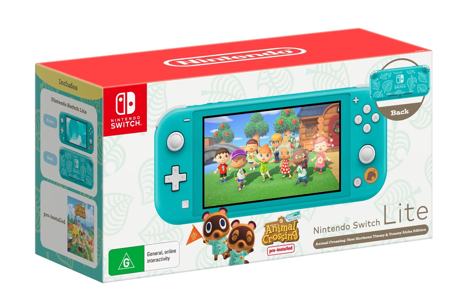 Nintendo Switch Lite - Animal Crossing New Horizons Timmy and Tommy ...
