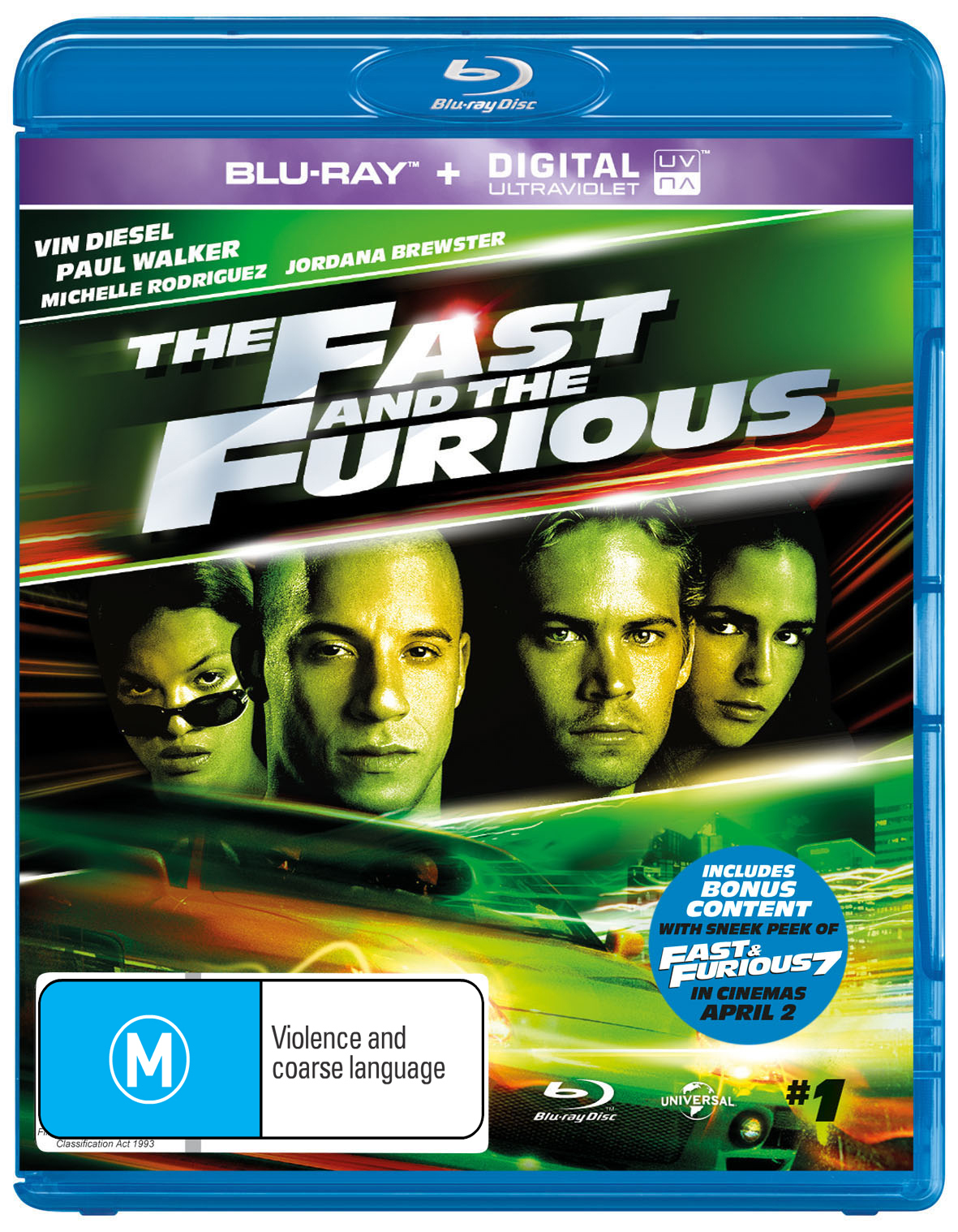 The Fast And The Furious on Blu-ray