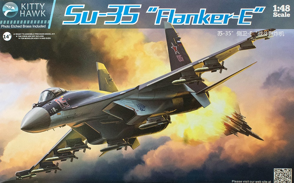 Kitty Hawk - 1/48 Su-35 "Flanker-E" - Model Kit